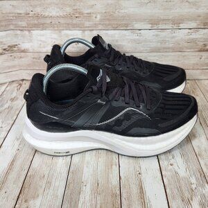 SAUCONY Tempus Women's 9.5 Black White Athletic Running Shoes Sneakers S10720-05